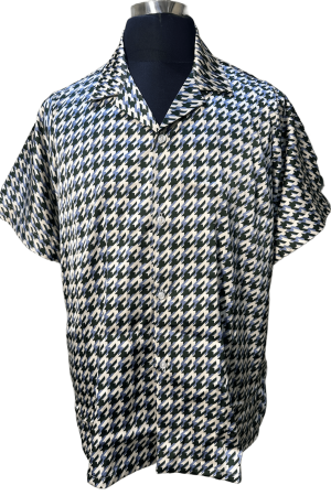 Geometric Print Vintage Shirt