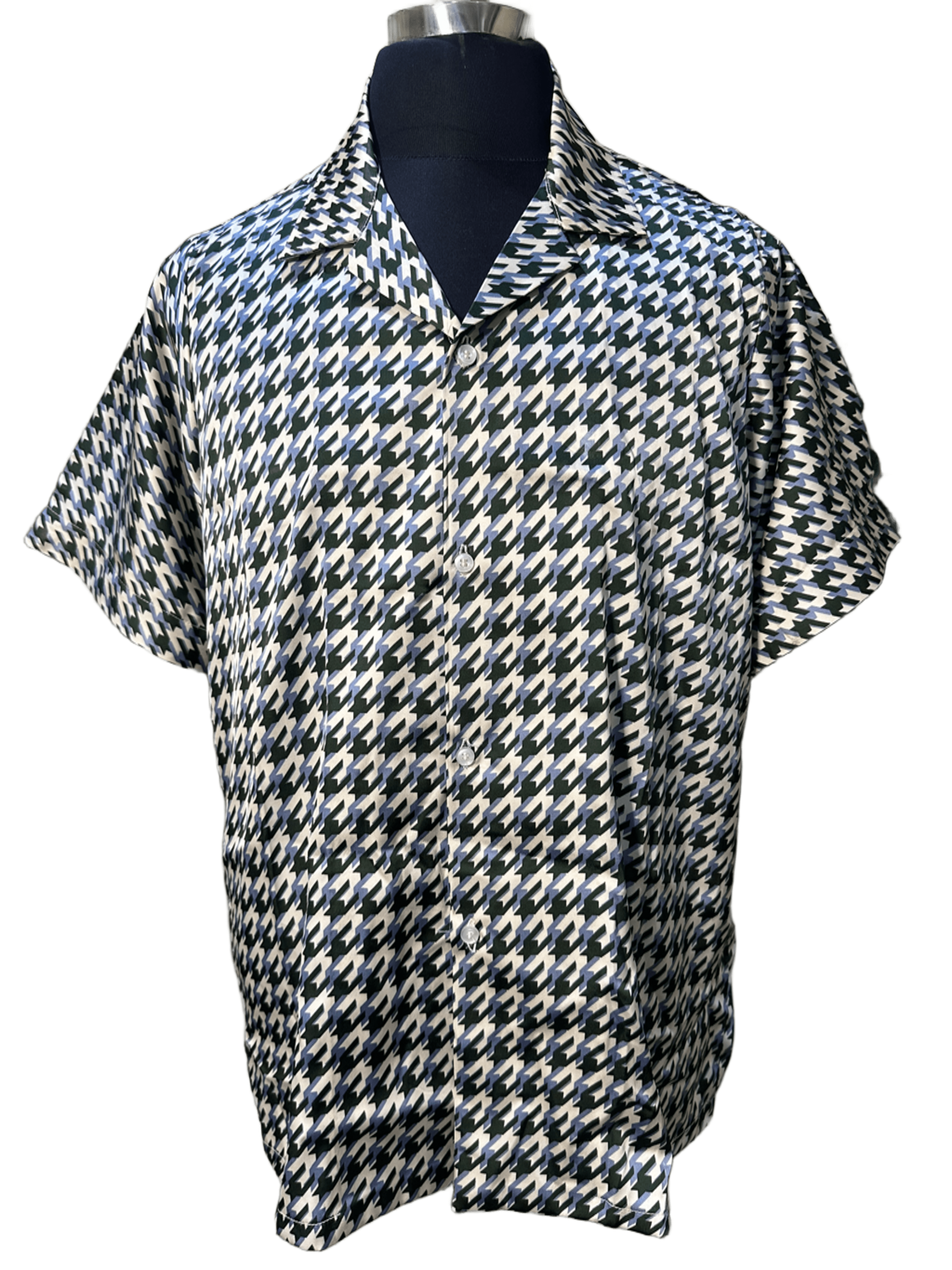 Geometric Print Vintage Shirt