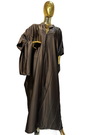 Luxe Chocolate-Brown Traditional Kaftan